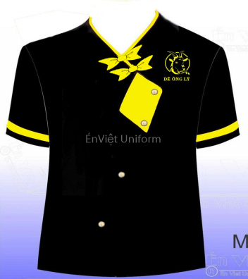 Xưởng may đồng phục dê tươi Ông Lý UNH001 3 đồng phục nhà hàng dê tươi