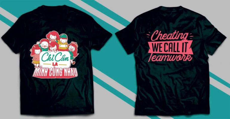 Bat mi cach tao nen mot mau ao thun dong phuc thiet ke chat phat ngat 1