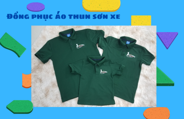 đồng phục áo thun sơn xe