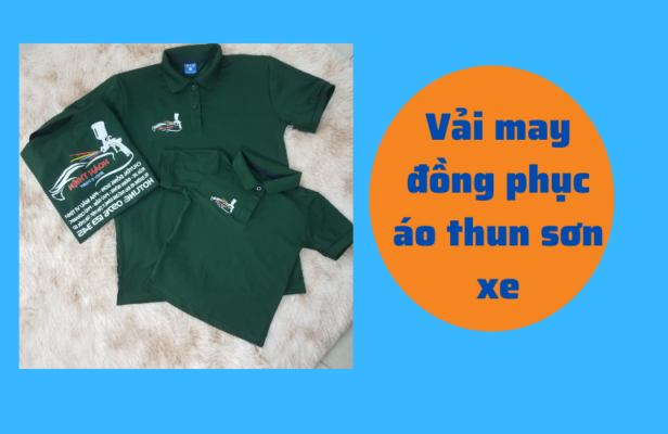 Vải may đồng phục sơn xe